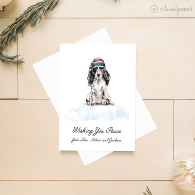 Cocker Spaniel Dog Christmas Cards | Noticeably Noted
