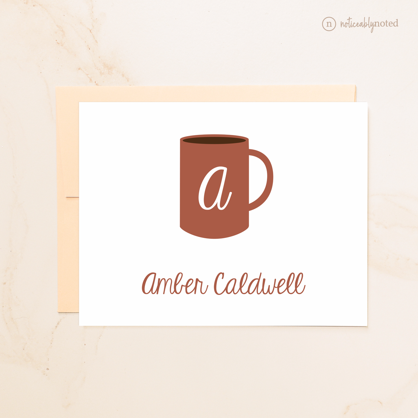 Coffee Folded Cards | Noticeably Noted