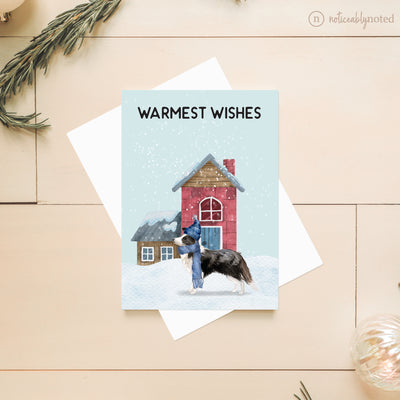 Border Collie Holiday Card | Noticeably Noted