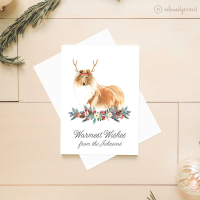 Collie Dog Christmas Card | Noticeably Noted