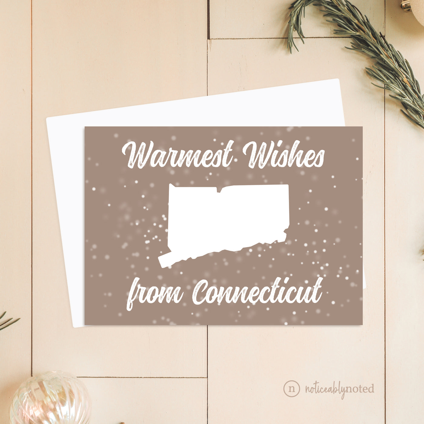 CT Christmas Card | Noticeably Noted