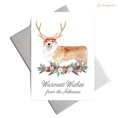 Corgi Dog Holiday Greeting Cards | Noticeably Noted