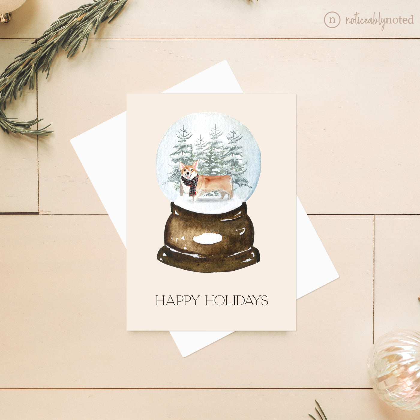 Corgi Dog Christmas Cards | Noticeably Noted