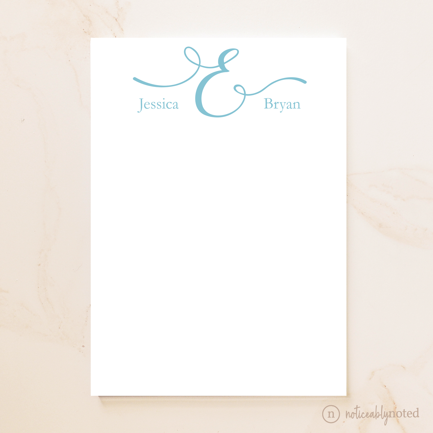 Couple Personalized Notepad | Noticeably Noted