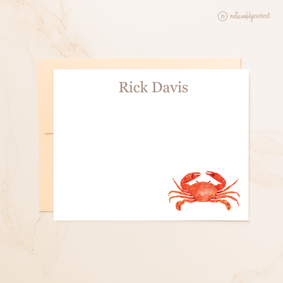 Crab Personalized Flat Cards