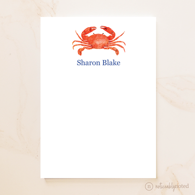 Crab Personalized Notepad