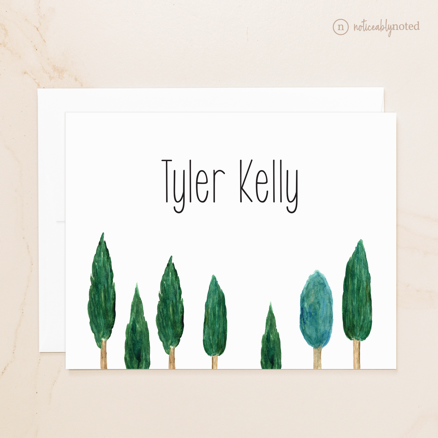 Cypress Folded Note Cards