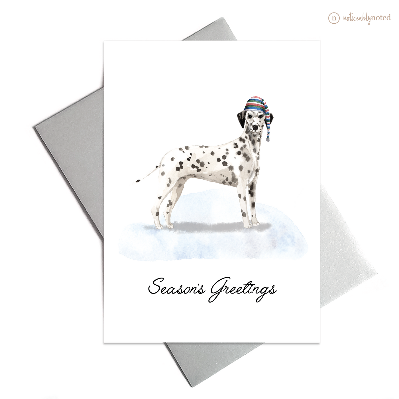 Dalmatian Dog Holiday Card | Noticeably Noted
