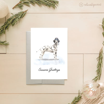 Dalmatian Dog Holiday Greeting Cards | Noticeably Noted