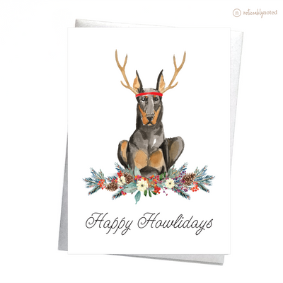 Doberman Dog Christmas Card | Noticeably Noted