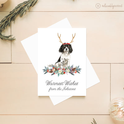 English Springer Dog Holiday Card | Noticeably Noted