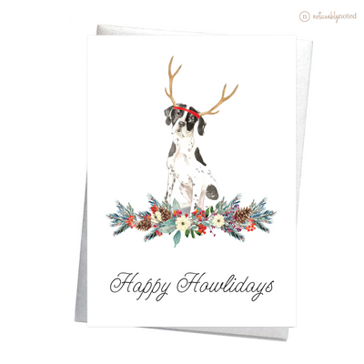 English Pointer Dog Holiday Greeting Cards | Noticeably Noted