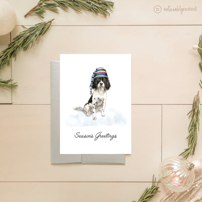 English Pointer Dog Holiday Card | Noticeably Noted