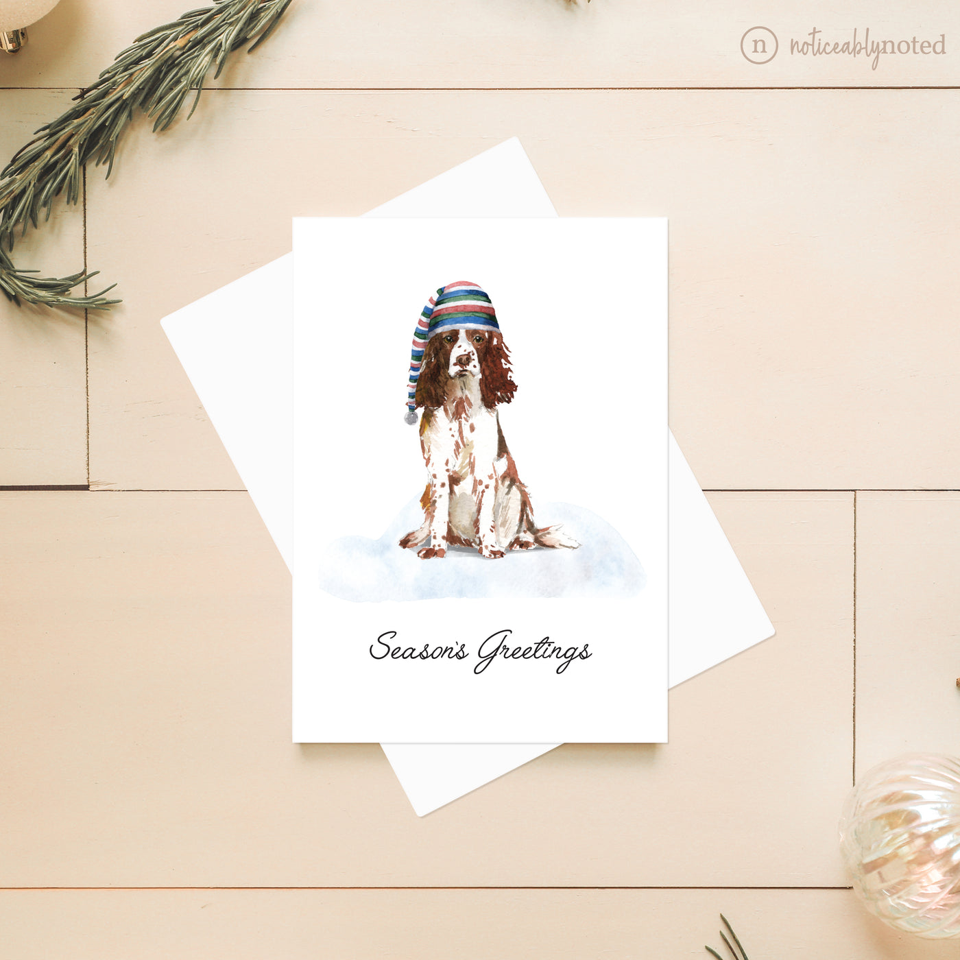 English Pointer Dog Christmas Cards | Noticeably Noted