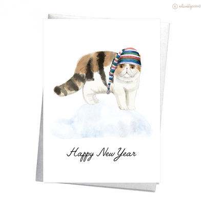 Exotic Shorthair Christmas Card | Noticeably Noted