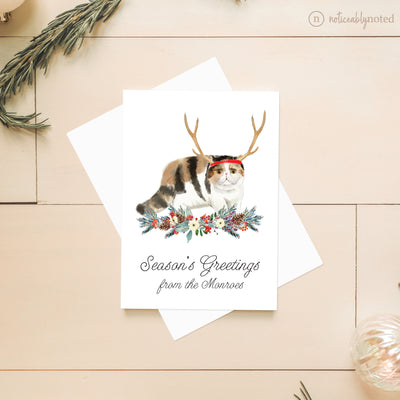 Exotic Shorthair Christmas Card | Noticeably Noted