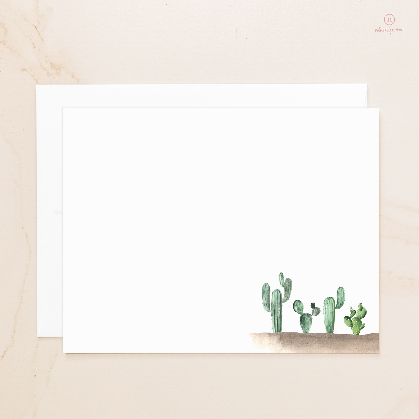 Cacti Flat Note Cards | Noticeably Noted