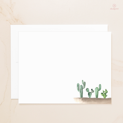 Cacti Flat Note Cards | Noticeably Noted