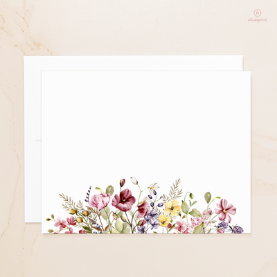 Wildflowers Flat Note Cards | Noticeably Noted