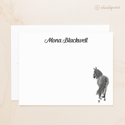 Fleabitten Horse Flat Cards (#28)