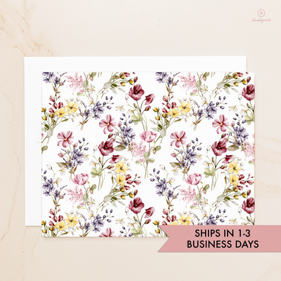 Wildflower Folded Note Cards - Ships in 1-3 Business Days | Noticeably Noted