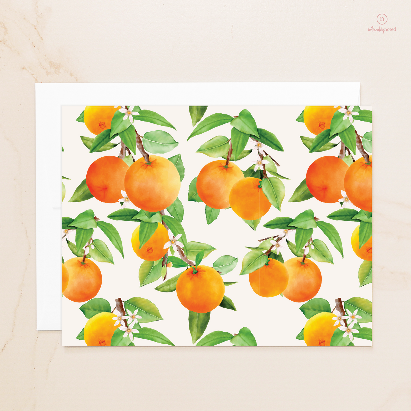 Oranges Folded Cards | Noticeably Noted
