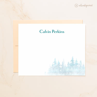 Blue Forest Personalized Flat Cards