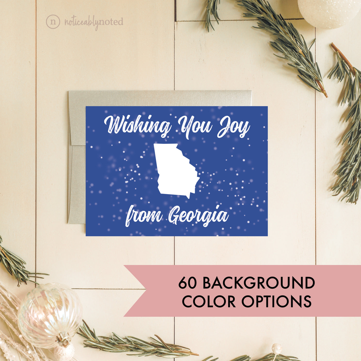 Georgia Holiday Card | Noticeably Noted