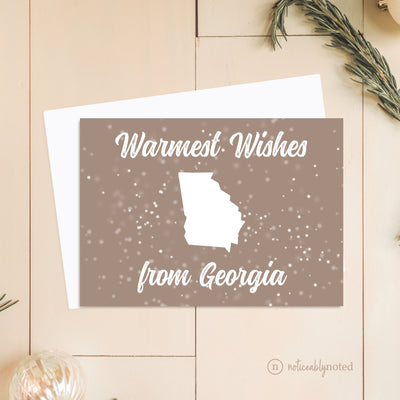 GA Christmas Card | Noticeably Noted