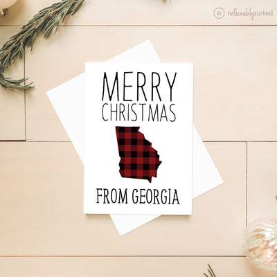GA Christmas Card | Noticeably Noted