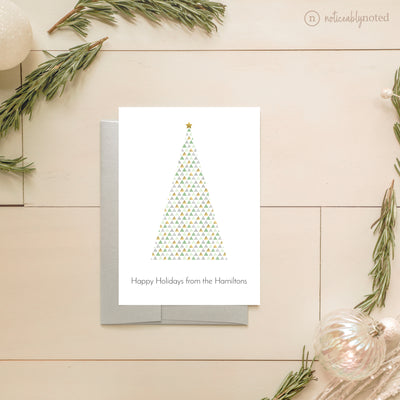 Triangle Tree Holiday Card | Noticeably Noted