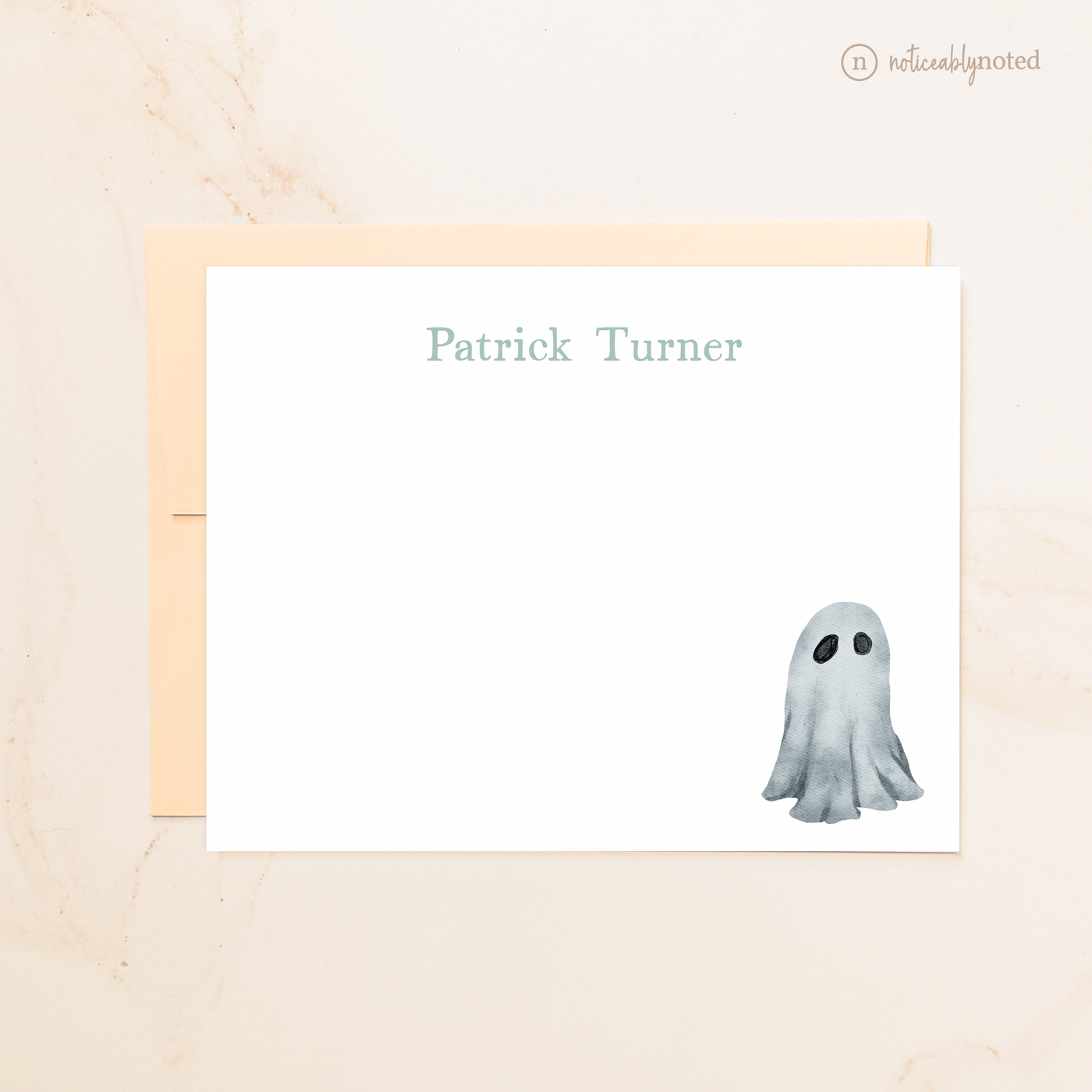 Ghost Personalized Flat Cards