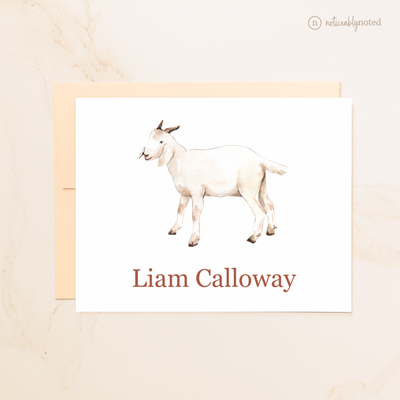 Goat Folded Note Cards