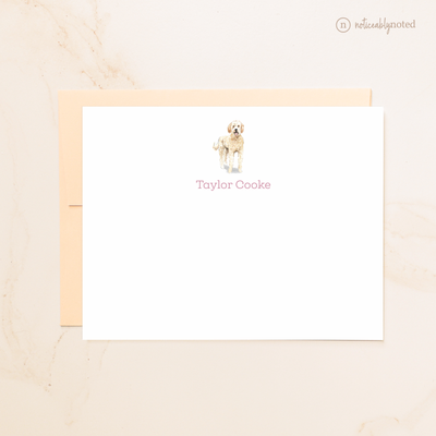 Golden Doodle Dog Flat Cards