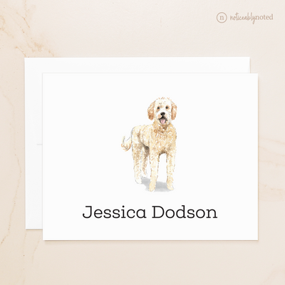 Golden Doodle Dog Folded Cards