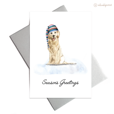 Golden Retriever Dog Holiday Card | Noticeably Noted