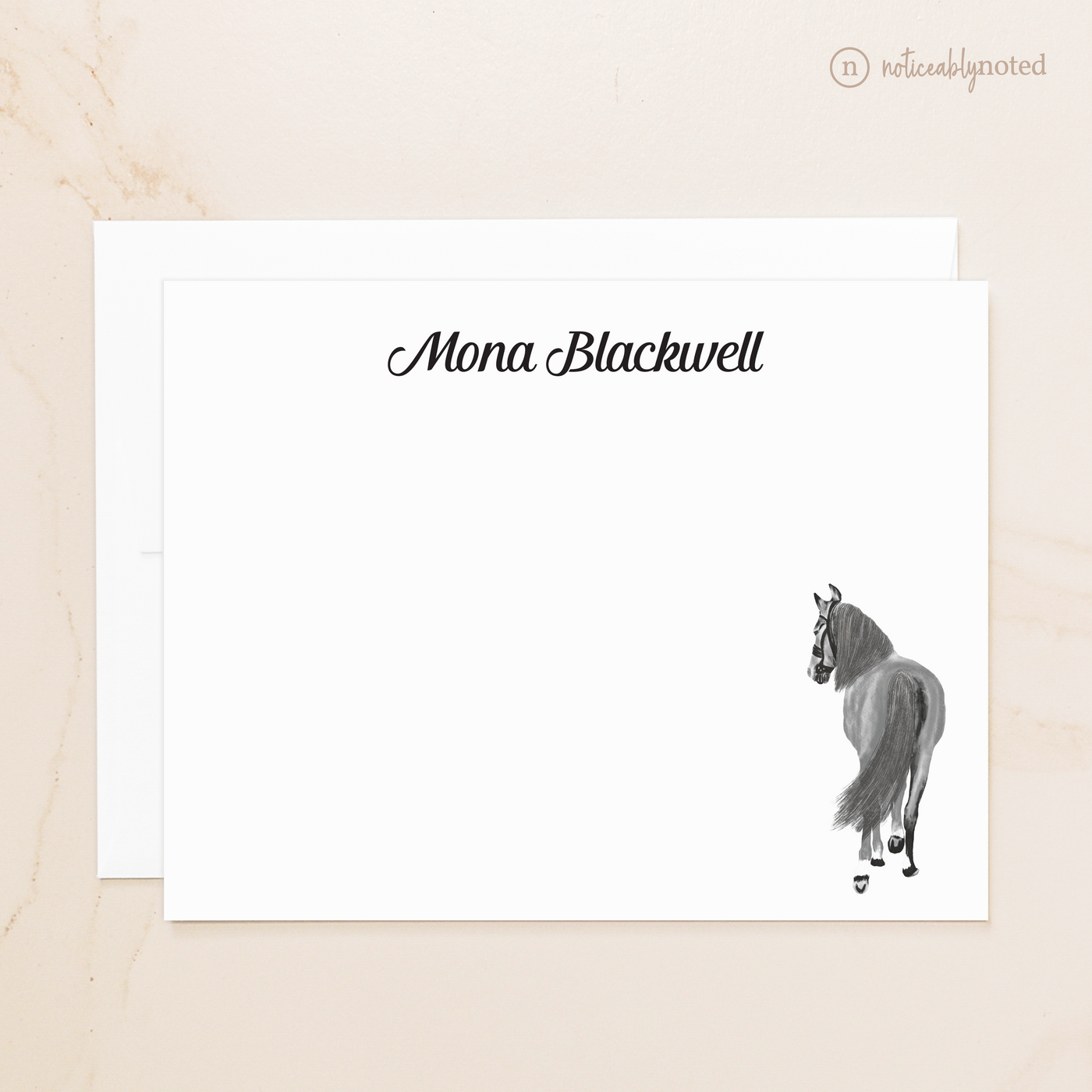 Gray Horse Flat Cards (#23)