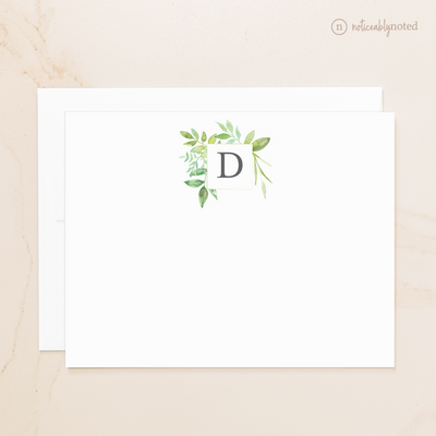 Greenery Personalized Note Cards | Noticeably Noted