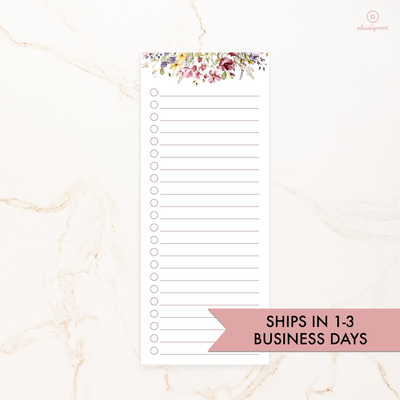 Wildflowers Notepad - Ships in 1-3 Business Days | Noticeably Noted