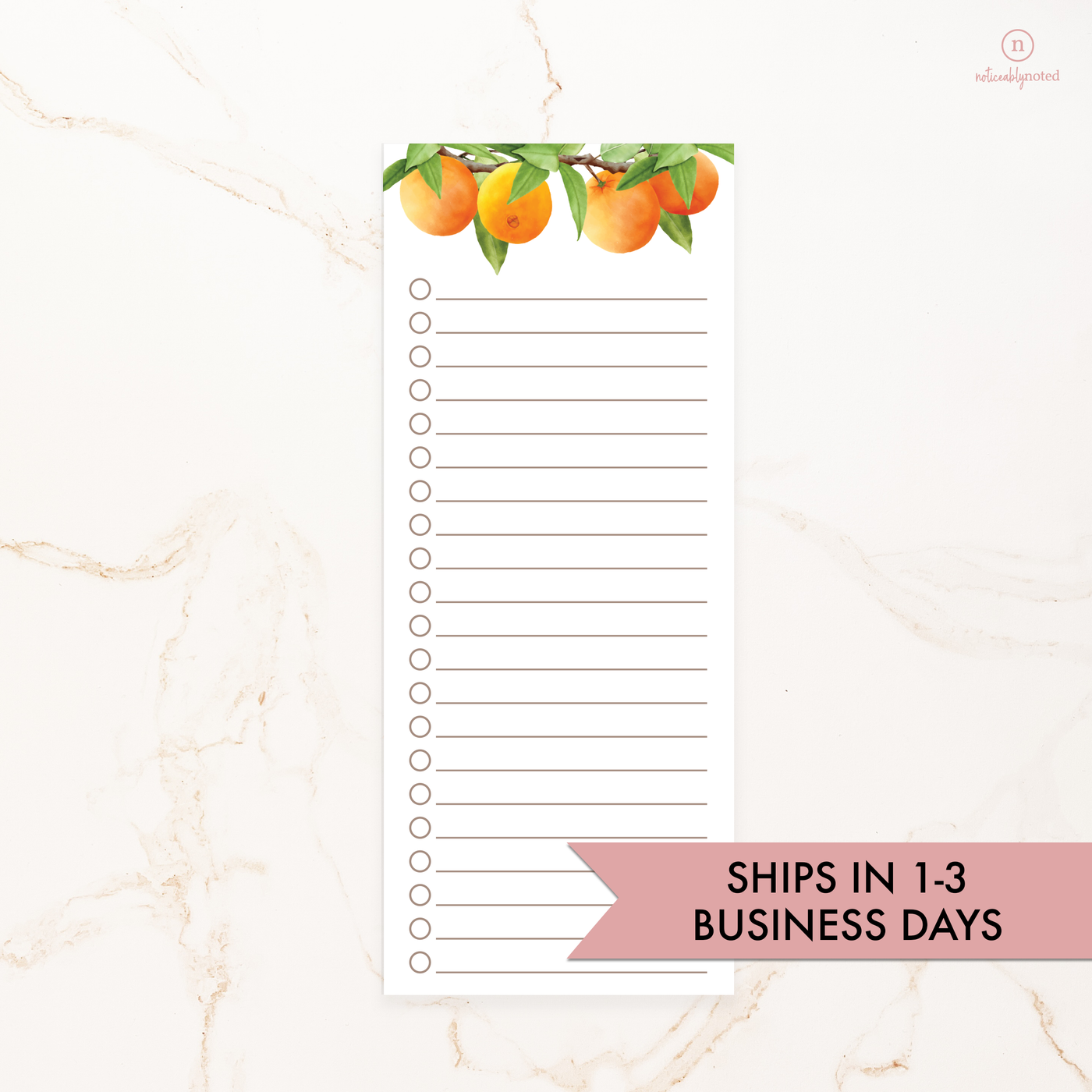Oranges Notepad - Ships in 1-3 Business Days | Noticeably Noted