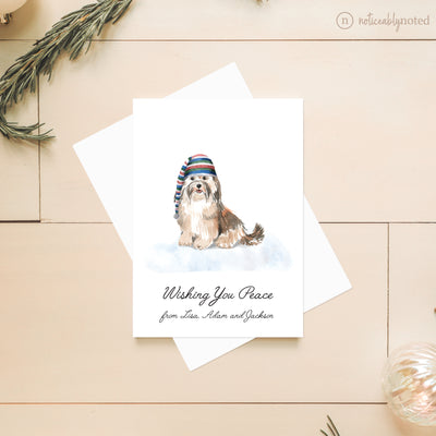 Havanese Dog Christmas Card | Noticeably Noted