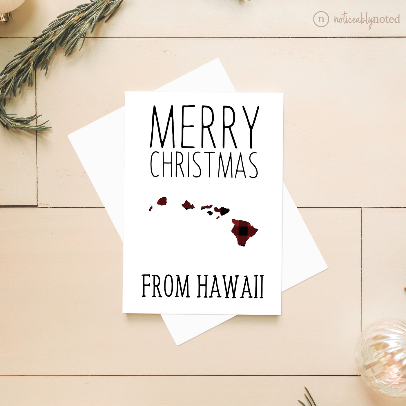 HI Christmas Card | Noticeably Noted