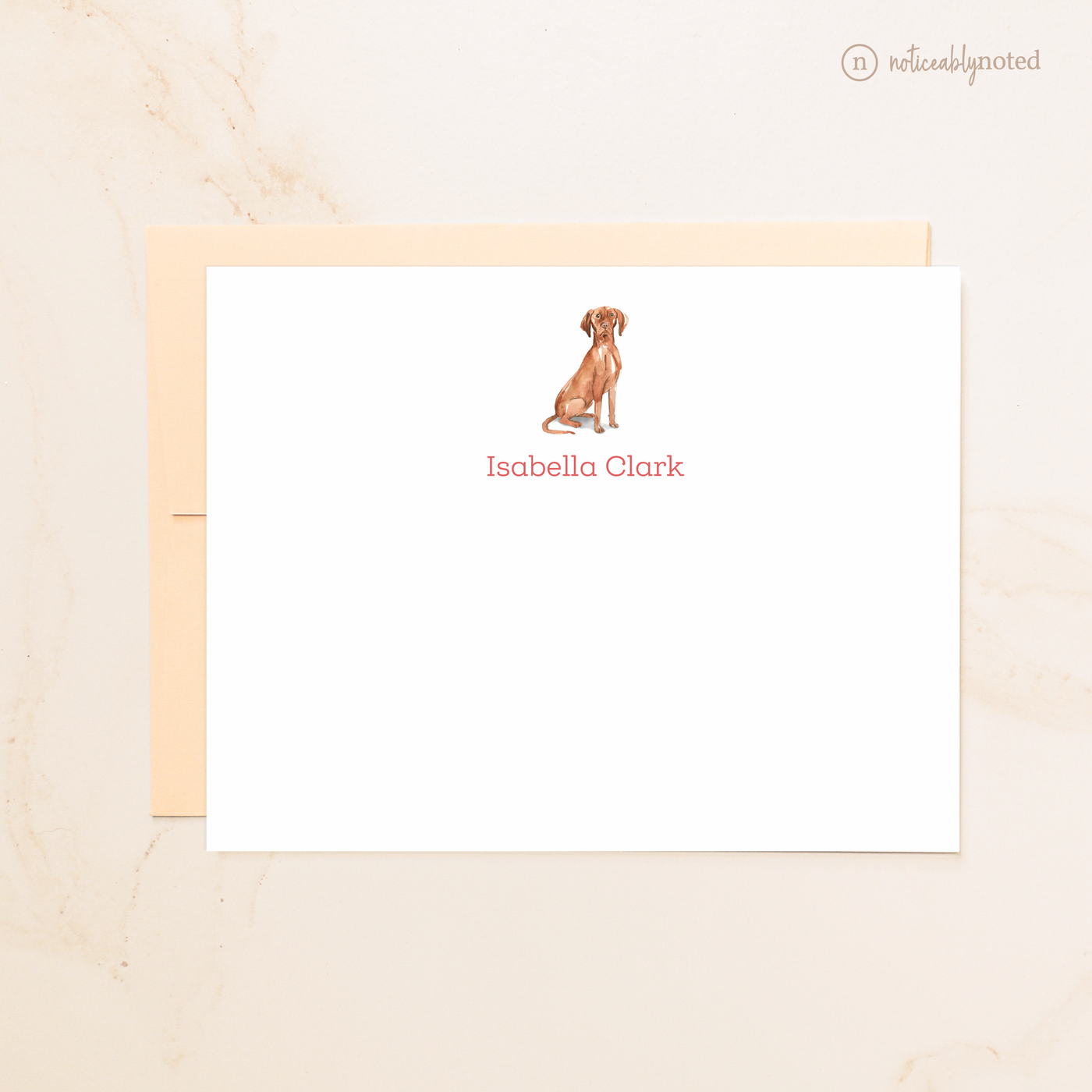 Hungarian Vizsla Dog Flat Cards