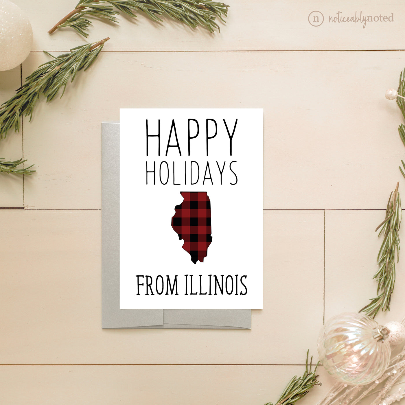 Illinois Holiday Card | Noticeably Noted
