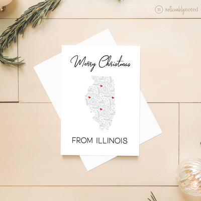 Illinois Christmas Cards | Noticeably Noted