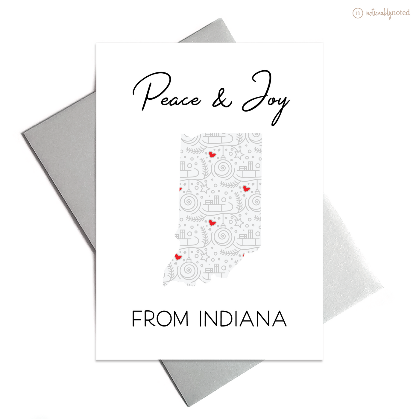 Indiana Holiday Card | Noticeably Noted