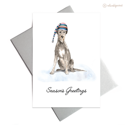 Irish Wolfhound Dog Holiday Card | Noticeably Noted