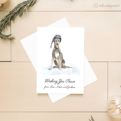 Irish Wolfhound Dog Christmas Cards | Noticeably Noted