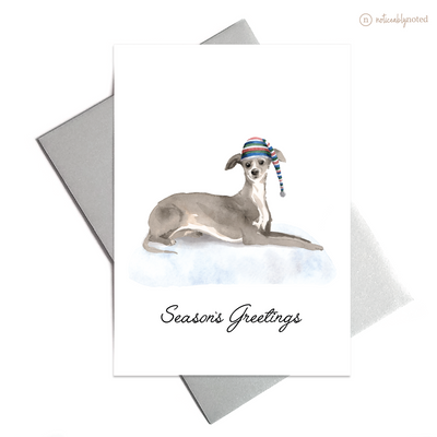 Italian Greyhound Dog Christmas Card | Noticeably Noted