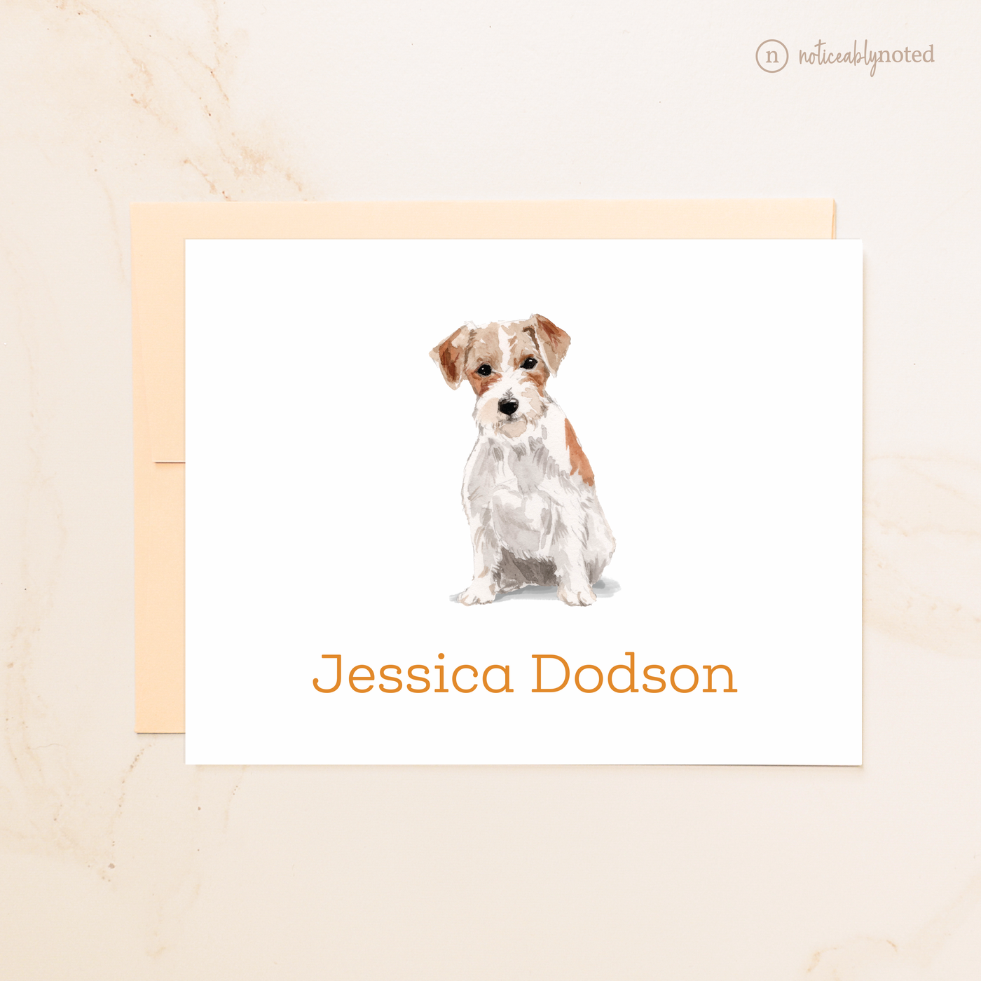 Jack Russell Dog Folded Cards
